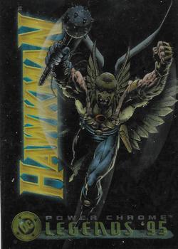 1995 SkyBox DC Power Chrome Legends '95 #5 Hawkman Front