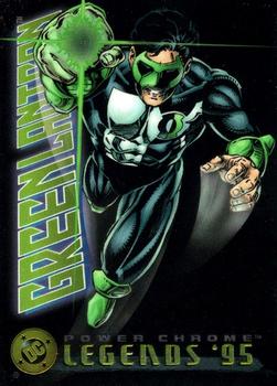 1995 SkyBox DC Power Chrome Legends '95 #9 Green Lantern Front