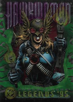 1995 SkyBox DC Power Chrome Legends '95 #19 Hawkwoman Front