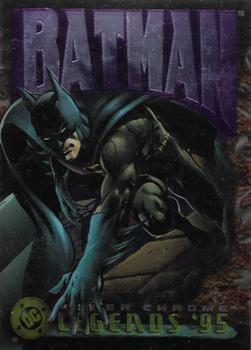 1995 SkyBox DC Power Chrome Legends '95 #37 Batman Front