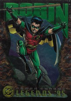 1995 SkyBox DC Power Chrome Legends '95 #38 Robin Front