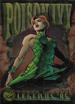 1995 SkyBox DC Power Chrome Legends '95 #90 Poison Ivy Front