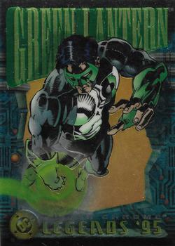 1995 SkyBox DC Power Chrome Legends '95 #128 Green Lantern Front