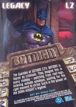 1995 SkyBox DC Power Chrome Legends '95 - Legacy #L2 Batman Back