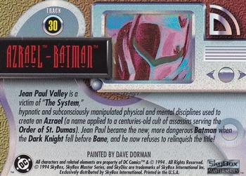 1994 SkyBox DC Master Series #30 Azrael - Batman Back