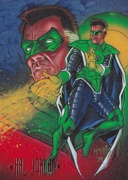 1994 SkyBox DC Master Series #50 Hal Jordan Front