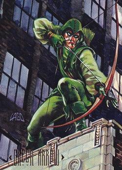 1994 SkyBox DC Master Series #64 Green Arrow Front