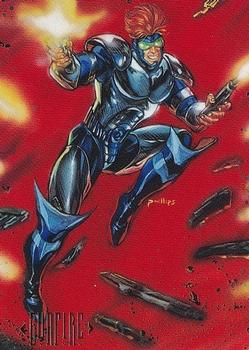 1994 SkyBox DC Master Series #80 Gunfire Front