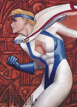 1994 SkyBox DC Master Series #88 Power Girl Front