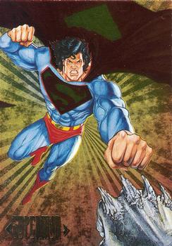 1994 SkyBox DC Master Series - Double-Sided Spectra #DS3 Superman / Doomsday Front