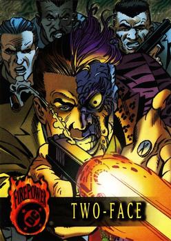 1996 SkyBox DC Outburst: Firepower #38 Two-Face Front