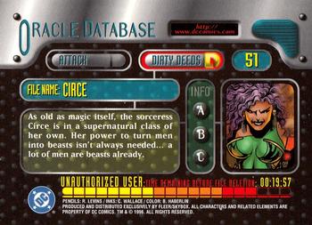 1996 SkyBox DC Outburst: Firepower #51 Circe Back