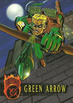 1996 SkyBox DC Outburst: Firepower #34 Green Arrow Front