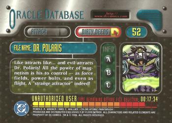 1996 SkyBox DC Outburst: Firepower #52 Dr. Polaris Back