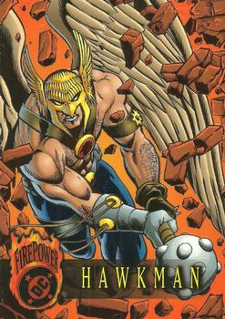 1996 SkyBox DC Outburst: Firepower #58 Hawkman Front
