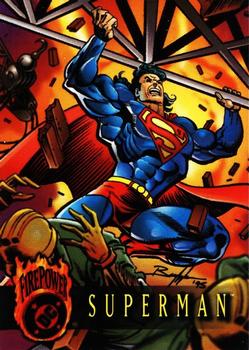 1996 SkyBox DC Outburst: Firepower #55 Superman Front