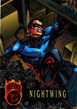 1996 SkyBox DC Outburst: Firepower #64 Nightwing Front