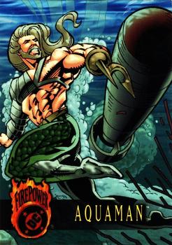 1996 SkyBox DC Outburst: Firepower #66 Aquaman Front