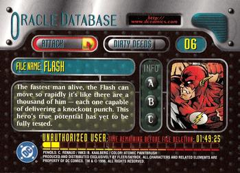 1996 SkyBox DC Outburst: Firepower #6 Flash Back