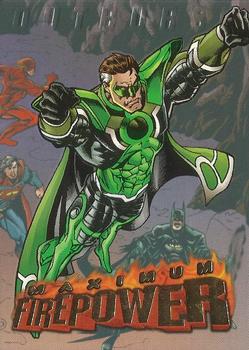 1996 SkyBox DC Outburst: Firepower - Maximum Firepower #17 Parallax Escapes! Front