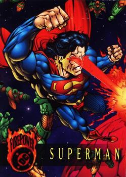 1996 SkyBox DC Outburst: Firepower - Promos #NNO Superman Front