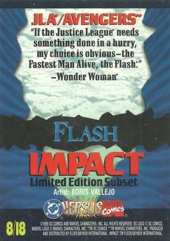 1995 Fleer DC vs. Marvel Comics - Impact #I8 Flash Back