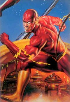 1995 Fleer DC vs. Marvel Comics - Impact #I8 Flash Front
