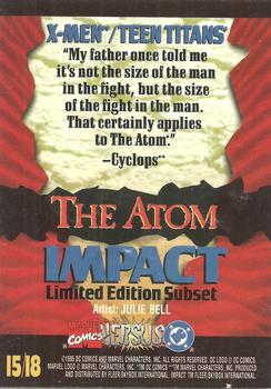 1995 Fleer DC vs. Marvel Comics - Impact #I15 Atom Back