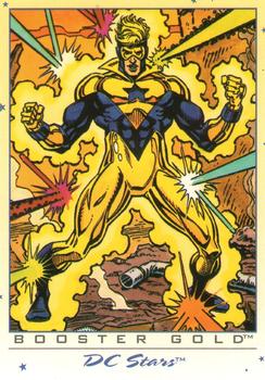 1994 SkyBox DC Stars #18 Booster Gold Front