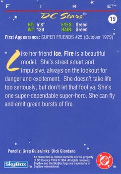 1994 SkyBox DC Stars #19 Fire Back