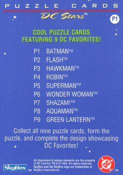 1994 SkyBox DC Stars - Puzzle #P1 Batman Back