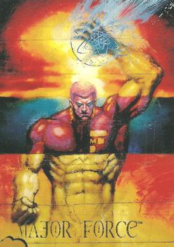 1995 SkyBox DC Villains: Dark Judgment #8 Major Force Front