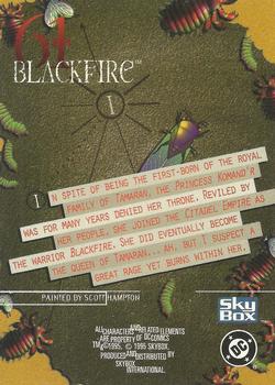 1995 SkyBox DC Villains: Dark Judgment #61 Blackfire Back