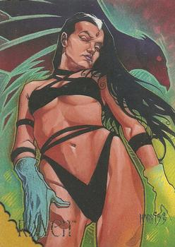 1995 SkyBox DC Villains: Dark Judgment #75 Raven Front