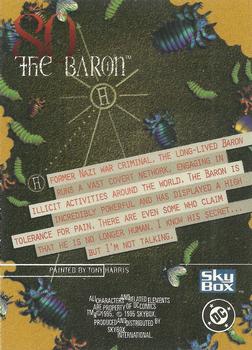 1995 SkyBox DC Villains: Dark Judgment #80 The Baron (Baron Blitzkreig) Back