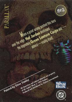 1995 SkyBox DC Villains: Dark Judgment - Gathering of Evil #GE5 Parallax Back