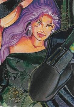 1995 SkyBox DC Villains: Dark Judgment - Gathering of Evil #GE9 Circe Front