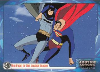 2003 Inkworks Justice League #2 Worlds Finest in Action Front