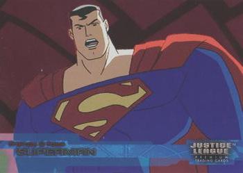 2003 Inkworks Justice League - Friends and Foes #FF1 Superman Front