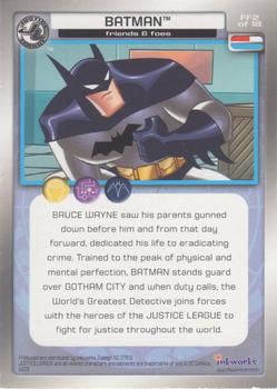 2003 Inkworks Justice League - Friends and Foes #FF2 Batman Back