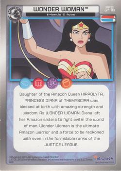 2003 Inkworks Justice League - Friends and Foes #FF3 Wonder Woman Back