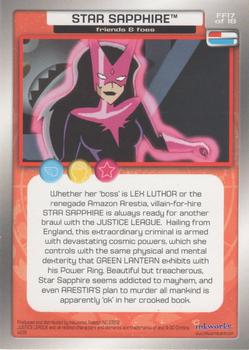 2003 Inkworks Justice League - Friends and Foes #FF17 Star Sapphire Back