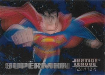 2003 Inkworks Justice League - ActionWorks Lenticular  #AW1 Superman Front