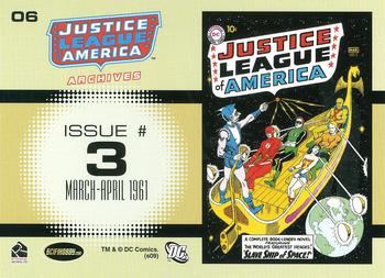2009 Rittenhouse Justice League of America Archives #06 Justice League of America #3     March-April 1961 Back