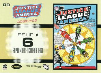 2009 Rittenhouse Justice League of America Archives #09 Justice League of America #6     September-October 1961 Back