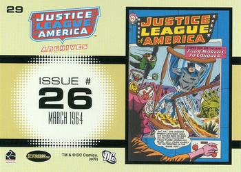2009 Rittenhouse Justice League of America Archives #29 Justice League of America #26    March 1964 Back