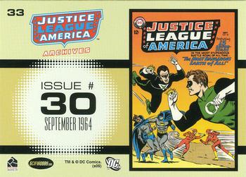 2009 Rittenhouse Justice League of America Archives #33 Justice League of America #30    September 1964 Back