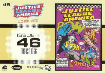 2009 Rittenhouse Justice League of America Archives #48 Justice League of America #46    August 1966 Back