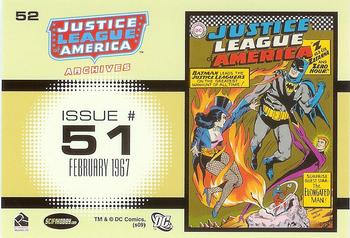 2009 Rittenhouse Justice League of America Archives #52 Justice League of America #51    February 1967 Back
