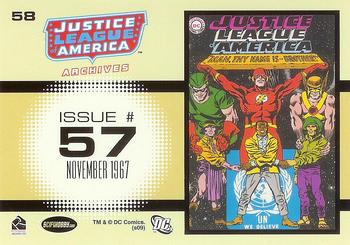 2009 Rittenhouse Justice League of America Archives #58 Justice League of America #57    November 1967 Back